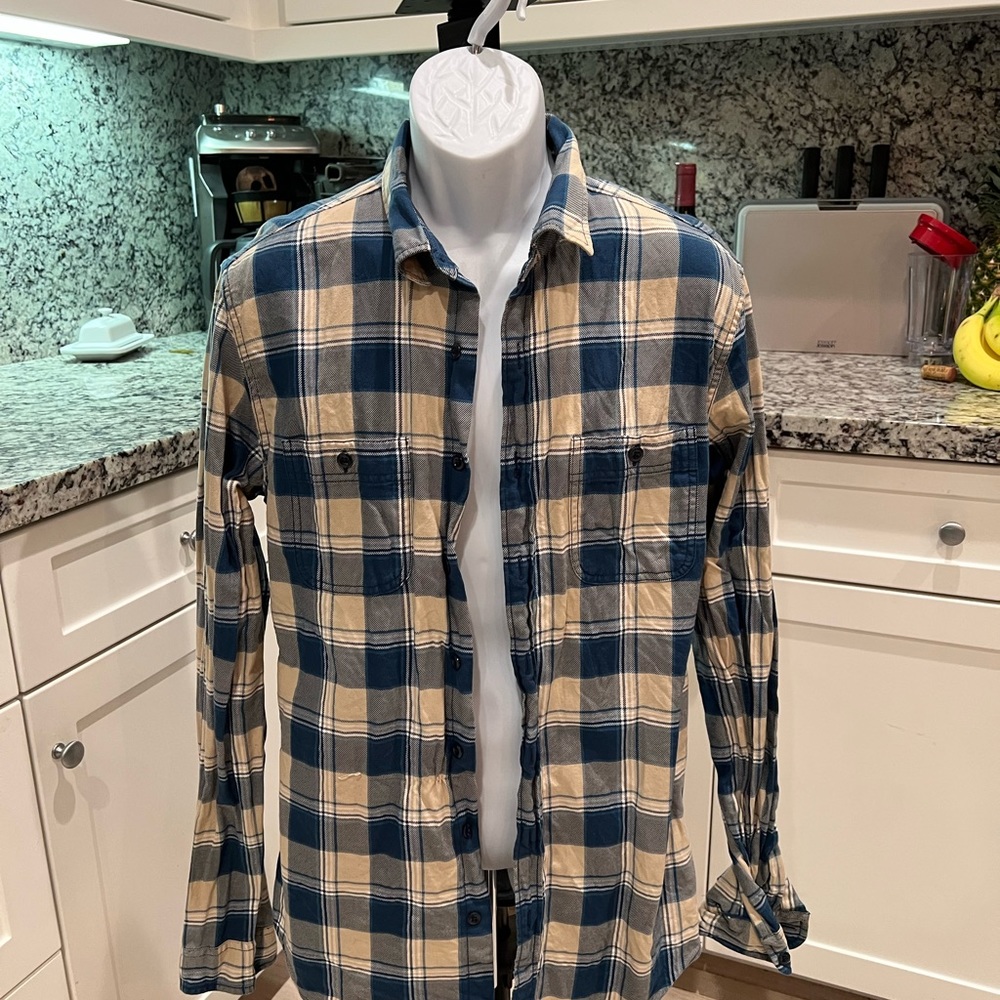 J crew Flannel Slim Fit Large Tall